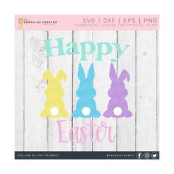 happy easter bunnies svg - easter svg - easter bunnies svg - easter rabbits svg - happy easter svg - easter bunny svg