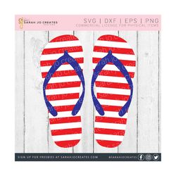 patriotic flip flops svg - summer svg - july 4th flip flops svg - beach svg - summer flip flop svg - independence day flip flops svg
