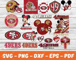 san francisco 49ers bundle svg, football svg ,sport svg, sport bundle svg 62