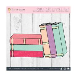 book stacks svg - books svg - book clipart - reading svg - stack of books svg - reading books svg - book svg