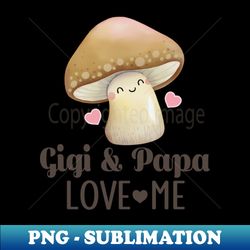 gigi and papa love me - aesthetic sublimation digital file - add a festive touch to every day