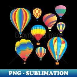 hot air balloon ballooning t-shirt - aesthetic sublimation digital file - transform your sublimation creations
