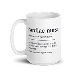 cardiac nurse gift, cardiac nurse mug, cardiac nurse graduation gifts