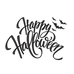 happy halloween embroidery design, 4 sizes, instant download