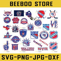 28 files new york rangers bundle svg, rangers svg, nhl svg,nhl svg, hockey cricut, cut file, clipart   cricut explorer