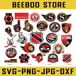 25 files ottawa senators bundle svg, ottawa svg, senators svg, nhl svg, nhl svg, hockey logo svg files cut files, hockey