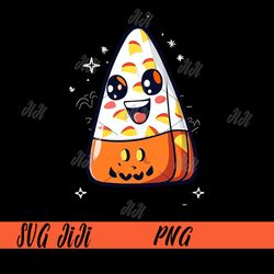 cute candy corn png, halloween png, candy corn png