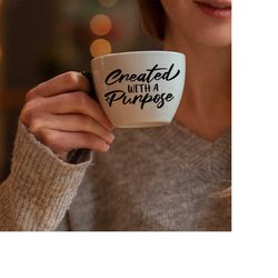 created purpose svg, christian svg, faith svg, scripture, instant download, bible verse, cut files for cricut, religious svg, god, faith svg