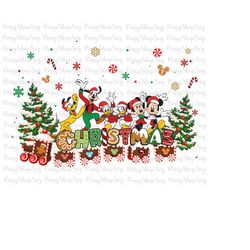 merry christmas png, christmas mouse and friends png, christmas squad png, christmas friends, funny christmas, cute christmas png, only png