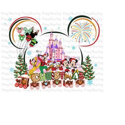 merry christmas png, christmas mouse and friends png, christmas squad png, christmas friends, funny christmas, cute christmas png, only png