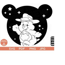 care bears svg, rainbow bear svg, rainbow bear care svg, happy bear svg, angry bear svg, bear png, cute bear svg cut file cricut, silhouette