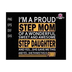 step mom svg, step daughter svg, bonus mom club svg, mothers day svg, mama saying svg, funny mom svg, gift for mom, mama sublimation png