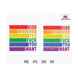 kiss whoever svg, say gay svg, show love svg, lgbt svg, lgbtq svg, raibow pride svg, lgbt saying, pride month svg, gay pride svg