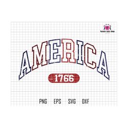 america svg png, varsity america svg, merica varsity svg, independence day svg, 4th of july svg, fourth of july svg, america 1766, usa svg