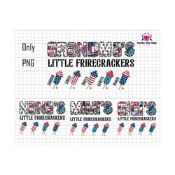 custom firecrackers png, custom4th of july png,  patriotic png, little firecrackers png, grandma png, mimi, independence day, firecrackers