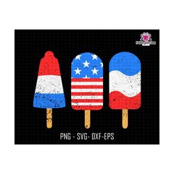 patriotic ice cream svg, 4th of july svg, usa flag svg, independence day svg, patriotic summer svg, red white blue, popsicle svg