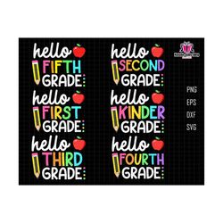 back to school svg bundle, first day of school svg,, kindergarten svg, teacher life svg, svg for cricut, teaching, 1st day of school svg