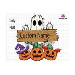 custom halloween png, custom name png, horror halloween png, halloween png, horror character png, sublimation design, pumkin png, cactus png