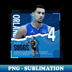 jalen suggs basketball paper poster magic - professional sublimation digital download - unleash your creativity