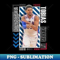 tobias harris basketball paper poster 76ers 9 - unique sublimation png download - unleash your creativity