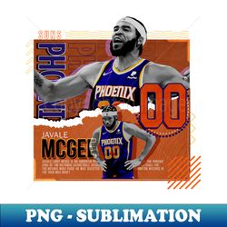 javale mcgee basketball paper poster suns - unique sublimation png download - defying the norms