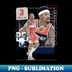 bradley beal basketball paper poster wizards 6 - aesthetic sublimation digital file - revolutionize your designs