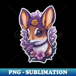 cute chevrotain sticker - cute animal - digital sublimation download file - stunning sublimation graphics