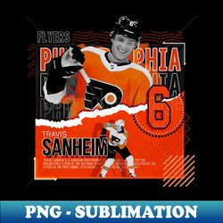 travis sanheim  hockey paper poster flyers - stylish sublimation digital download - fashionable and fearless
