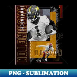 jahan dotson football paper poster commanders 2 - png sublimation digital download - perfect for personalization