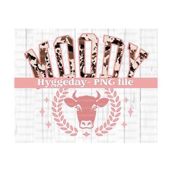 moody png, sublimation download, digital, sublimate, cow print, varsity, university, country, western, pink