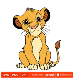 the lion king simba svg-lion king svg-hakuna matata svg-disney svg-cricut silhouette vector cut file