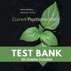 current psychotherapies 11th edition wedding test bank