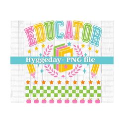 educator png, digital download, sublimation, sublimate, back to school, teacher, fall, autumn, preppy, cute,