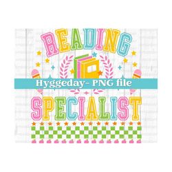 reading specialist png, digital download, sublimation, sublimate, back to school, teacher, fall, autumn, preppy, read