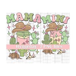 matching png, digital download, sublimation, mama, mini, coffee, juicebox, set bundle, retro, vintage, cactus, western, country, cowboy