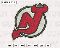 new jersey devils embroidery designs, machine embroidery files, nfl embroidery files