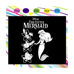 the little mermaid, mermaid svg, mermaid gift, mermaid clipart, little mermaid, disney princess, ariel disney,mermaid di