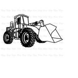bulldozer svg cutting files for cricut, silhouette, glowforge - heavy equipment construction clipart for boys birthday t
