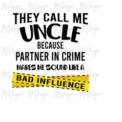 uncle svg fathers day svg cut files cricut, silhouette - fathers day gift from nephew, niece, sister - they call me uncl