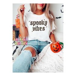 spooky vibes svg cricut cut file digital design download, halloween svg, spooky season svg, fall svg, simple halloween s