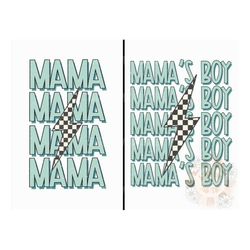 mama and mamas boy png bundle-mommy and me sublimation digital design download-rocker boy png, mom of boys png, little b