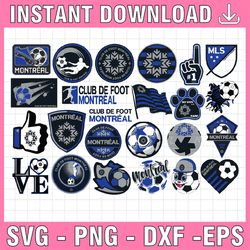 24 files mls logo club de foot montreal, club de foot montreal svg, vector club de foot montreal, clipart club de foot