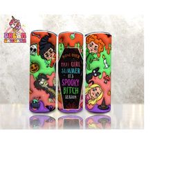 inflated witch  halloween tumbler wrap png 3d tumbler design, sanderson sisters tumbler sublimation, 3d halloween tumbler png, spooky vibes