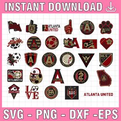 28 files mls logo atlanta united, atlanta united svg, vector atlanta united, clipart atlanta united, football kit, svg