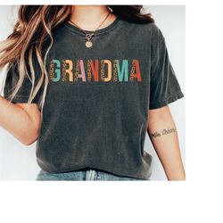 Grandma Shirt, Grandma T-shirts, Leopard Grandma Tee, Retro Grandma Tshirt, Gifts For Grandma, Mother's Day gift for Gra