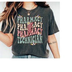 pharmacy tech shirt, pharmacy technician tshirts, pharmacist graduation gift, retro pharmacy tee, pharmacy school gradua