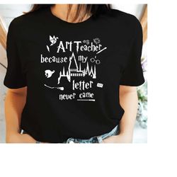 art teacher shirt, art teacher pottery shirt, art teacher because my wizards school letter never came, pottery gifts for