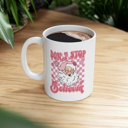 christmas coffee mug, hot chocolate mug, christmas gift