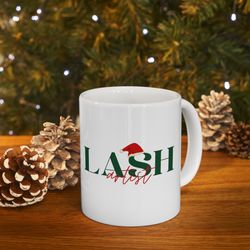 lash artist mug, christmas gift for lash artist, lash technician coffee cup