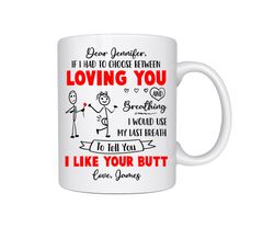 funny custom mug, personalized funny mug, anniversary gift for girlfriend